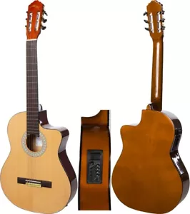 Guitarra Electro Clásica Reino Unido 4/4 39" M-tunes MTC209CE - Imagen 1 de 8