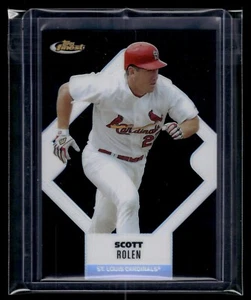 2006 Topps Finest Black Refractor #123 Scott Rolen 83/99 Cardinals HOF - Picture 1 of 2