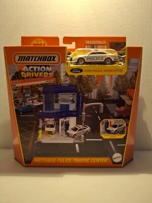 2024 Matchbox Action Drivers Police Traffic Center, Ford Police - Image 1 of 4