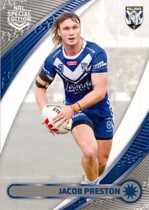 2024 Canterbury Bulldogs NRL TLA Special Edition Card - Jacob Preston - Picture 1 of 3