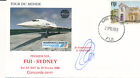 Af045 04 Air France First Flight Concorde Fiji Sydney Signed