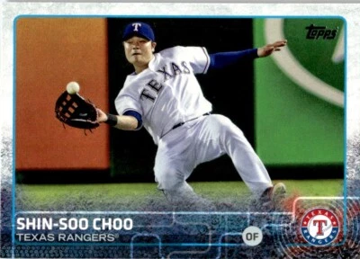 2015 Topps Baseball Card Shin-Soo Choo Texas Rangers #320 - Image 1 of 2