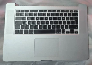 Apple MacBook Pro 15" A1398 Late 2013 2014 EMC 2876 UK Keyboard Touchpad Battery - Picture 1 of 2