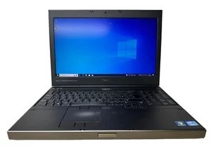Dell Laptop Precision M4700 15.6" Radeon HD 7700M i7-3520M 256 SSD 16GB RAM READ - Picture 1 of 22