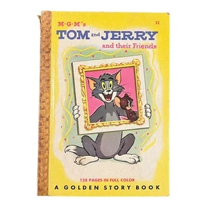 1950 MGM'Ss Tom und Jerry und ihre Freunde eine goldene Geschichte Buch 128 Seiten Farbe - Bild 1 von 10