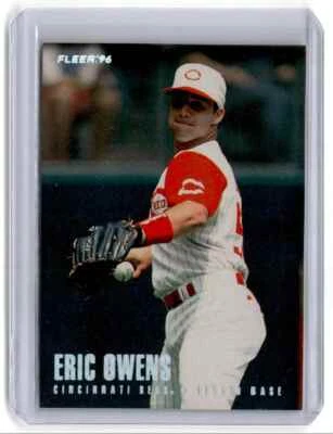 1996 Fleer Tiffany Eric Owens Cincinnati Reds #348 - Image 1 of 2
