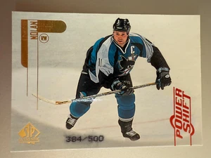1998-99 Upper Deck SP Authentic Power Shift /500 Owen Nolan #77 Hockey Card - Picture 1 of 2