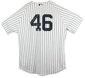 Andy Pettitte Signed NY Yankees Jersey Inscribed To Joba Chamberlain JSA COA - Picture 1 of 4