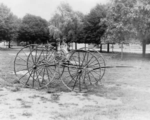 Antique Fire Department Hose Reel 1910s 8x10 Photography Reprint - Picture 1 of 1