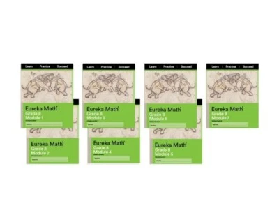 Eureka Math Grade 8 All modules 1-7 Complete Set New 7 books total