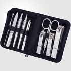 777 Three Seven Nail Clippers Trimmers Gift Set Leather Case Fingernails Toenail