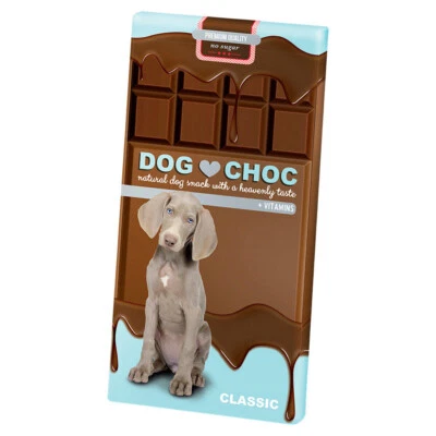 DUVO+ LAROY GROUP DUVO+ 1 x Hundeschokolade DOG CHOC - classic - 1 x 100g