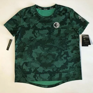 Camiseta Nike Mujer Correr 2019 BANK OF AMERICA TRÉBOL SHUFFLE NIKE Talla L Nueva con Etiquetas 💰40 - Imagen 1 de 6