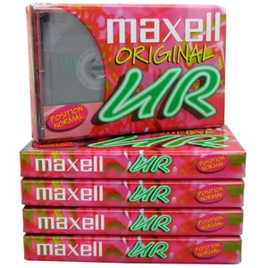 Maxell UR90 ORGINAL leere Kassetten x5 brandneu & versiegelt - Bild 1 von 9