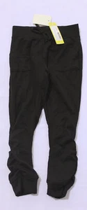 Crown Of Hearts Little Girl's Danna Fleece Ruched Jogger LV5 Black Size XS NWT - Picture 1 of 4