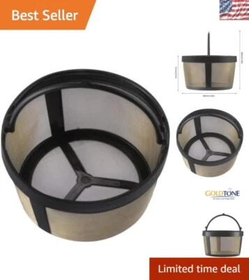 Filtro de repuesto Mr. Coffee de acero inoxidable de 4 tazas - diseño inferior de malla Foto 1 de 4