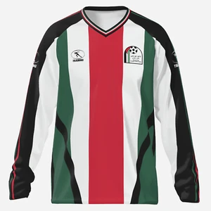Palestina - Camiseta de fútbol réplica camiseta retro, camiseta de fútbol local 2007 L/S - Imagen 1 de 6