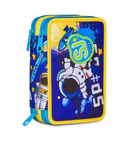 SEVEN SJ GANG ASTUCCIO 3 ZIP - FLYROCKET BOY SCUOLA E TEMPO LIBERO - Foto 1 di 7