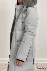 Moose Knuckles Damen Mittellanger Passender Mantel Jacke Neu - Bild 1 von 32