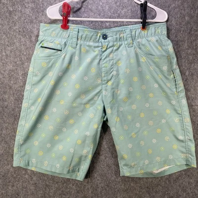 Pantalones Cortos William Murray Para Hombre 34 Verde Floral Chino Rendimiento Golf Calce Recto Foto 1 de 4