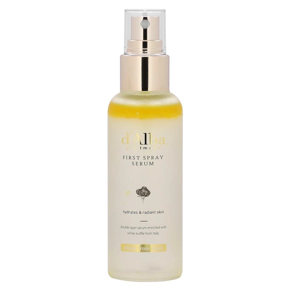 D'Alba Italian White Truffle First Spray Serum Vegan 3.38 oz / 100mL Exp 11/2026
