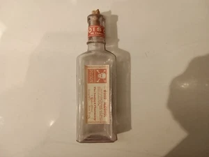 antike Giftflasche, lila Glas - Bild 1 von 2