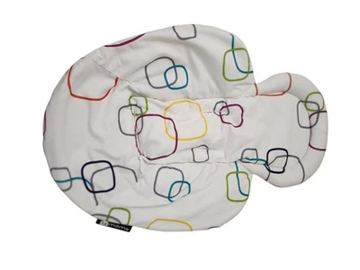 Inserto para bebé recién nacido 4mamás para mamaRoo y rockaRoo blanco y gris reversible Foto 1 de 2