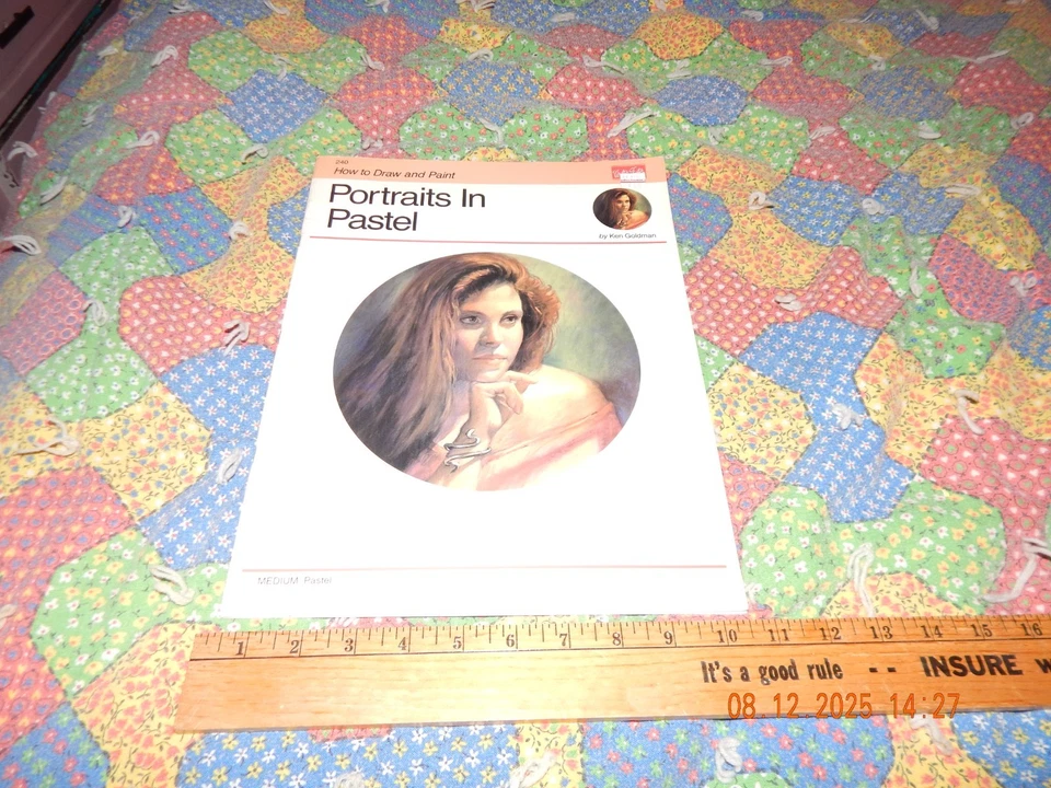 Libro de instrucciones de arte Walter Foster #240 retratos en pastel 1992 Foto 1 de 3