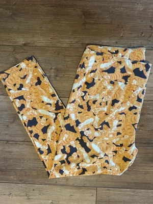 Leggings Lularoe Disney Tigger Pooh Naranja Y Negro TC2 Foto 1 de 3