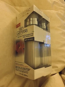 2 New-Damaged Box L’OREAL SKIN GENESIS Cell Strengthening Moisturizer 1.7oz x 2 - Picture 1 of 9