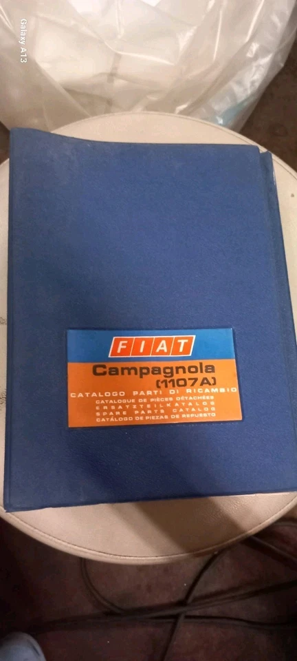 Manuale FIAT OFFICINA -Fiat CAMPAGNOLA 1107A - Immagine 1 di 1