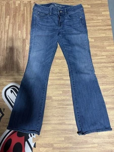 American Eagle Girls Boot Cut Blue Jeans size 10 - Picture 1 of 21