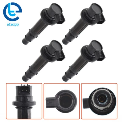 Juego de 4 bobinas de encendido aptas para Yamaha YZF-R1 YZFR1 YZF R1 2002 2003 2004-2006 Foto 1 de 4
