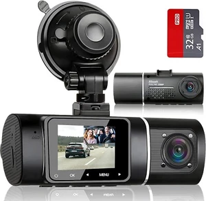 J05 Dashcam Auto 1080P Dash Cam Vorne Innen Mit 32GB Sd-Karte, 310° Weitwinkelan - Bild 1 von 8