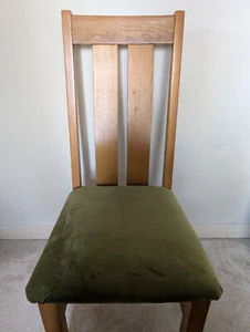 Set of five wooden dining chairs. used but good condition. - Picture 1 of 5