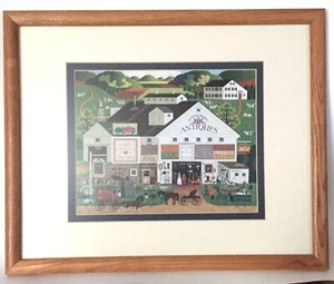 Peppercricket Farms Print by Charles Wysocki Framed Matted 21 x 17 - Picture 1 of 6