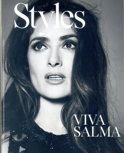 SALMA HAYEK L'EXPRESS STYLES Novembre 2015 BRAND NEW ©TBC - Imagen 1 de 1