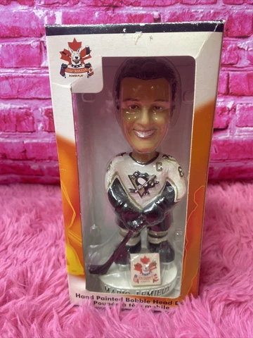 Mario Lemieux Don Cherry Power play Vintage Bobble Head NIB Cover