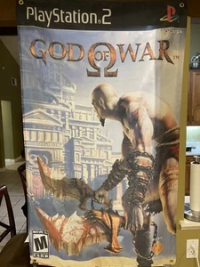 God Of War 5' Flag Banner Sony PS2 PlayStation - Imagen 1 de 3