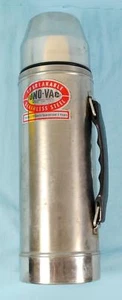 * Botella de vacío térmica vintage de acero inoxidable Uno-Vac - Imagen 1 de 1