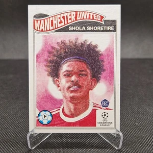 Juego de estar Topps UCC - novato Shola Shortire del Manchester United - Imagen 1 de 2
