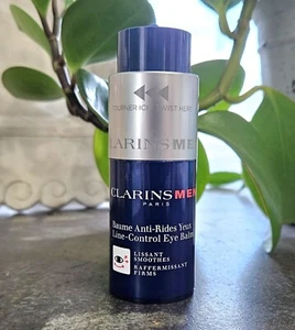 Clarins Men Line Control Eye Balm 0.6 oz Baume Anti Rides Yeux NEW! - Picture 1 of 2