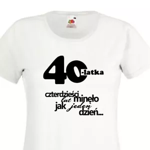 40-latka 40 lat Polen Koszulka Polish T-Shirt lustig Polska prezent 40 urodziny - Bild 1 von 3