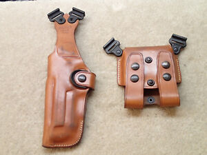 Galco Shoulder Leather Holster with Pouch (No Harness) V202 C719T User Item