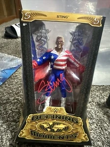 Surfer Sting Signed 2015 WWE Mattel Elite Defining Moments Flashback - Picture 1 of 3