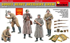 Miniart 35185 -1/35 Figuren Sowjetische schwere Artillerie Besatzung 2. Weltkrieg Periode Plastik - Bild 1 von 10
