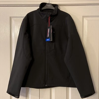 MENS  BLACK CASUAL OUTDOOR WINDPROOF SOFTSHELL COAT JACKET Large - Image 1 of 3