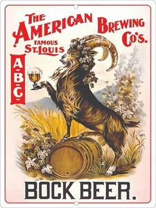 The American Brewing Co. ABC St. Louis Beer Sign Metal 9x12 USA Free Shipping - Picture 1 of 5
