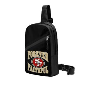 Forever Faithful San Francisco 49ers Chest Package Folding Cross-body Chest Bag