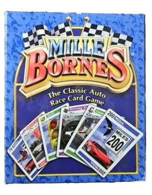 Hasbro MILLE BORNES Classic Auto Race Card Game with Card Tray  2007 All 112 Car - Image 1 of 4